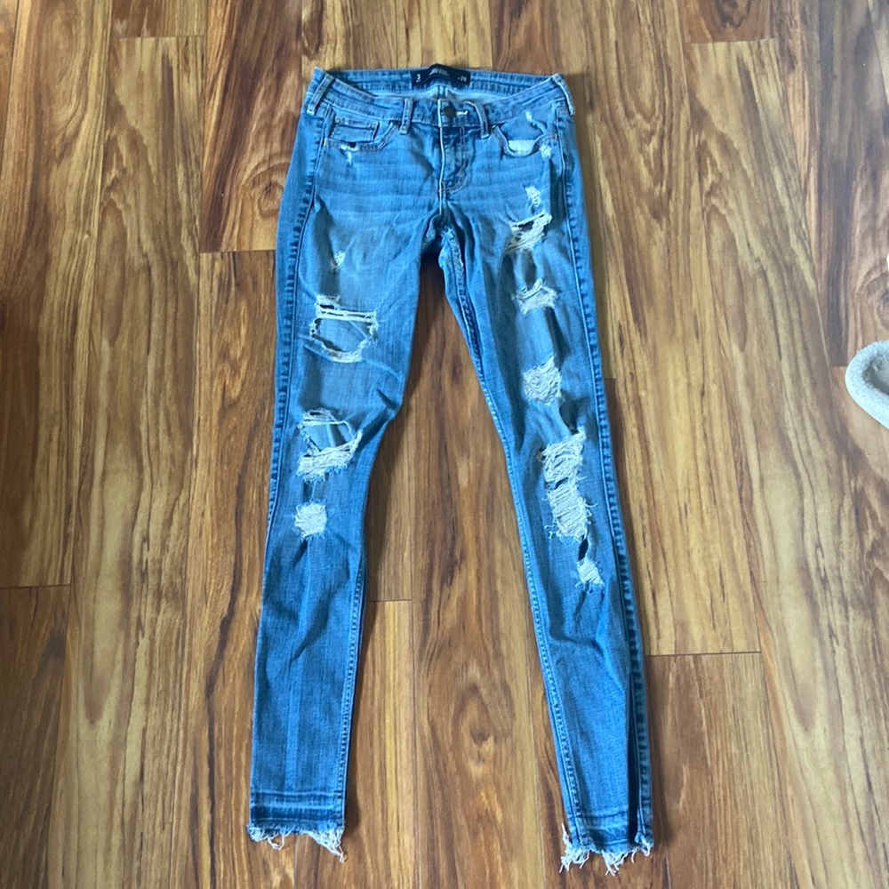 Hollister low rise skinny jeans